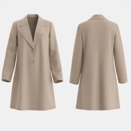 Ladies Autumn - Winter Coat - Image 5