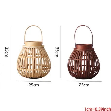 Home Decorative Bamboo Lantern Pendant - Image 6