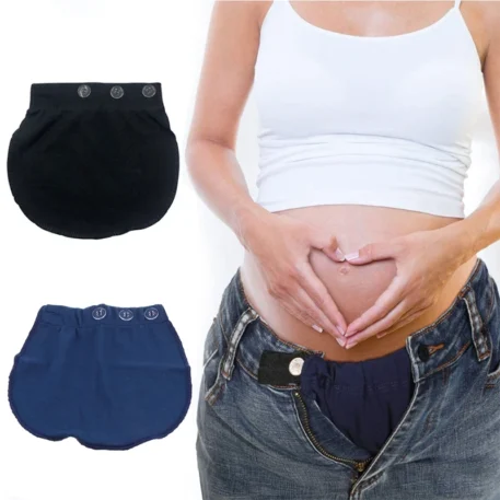 Maternity Waistband Soft Adjustable Waist Extenders - Image 4