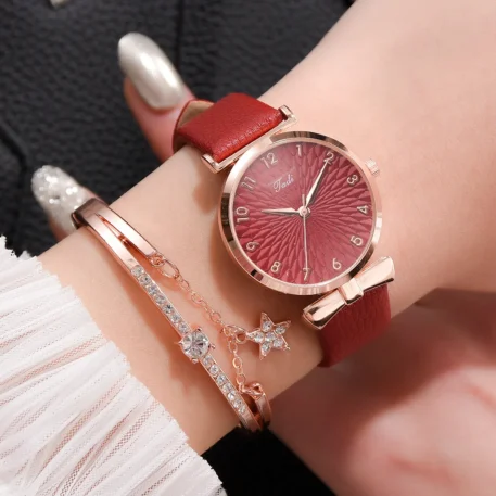 Women Bracelet Set  and a Quartz Watch - Image 24