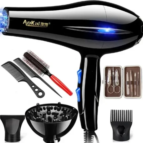 Professional Powerful Hair Dryer with Salon Tools - Image 8