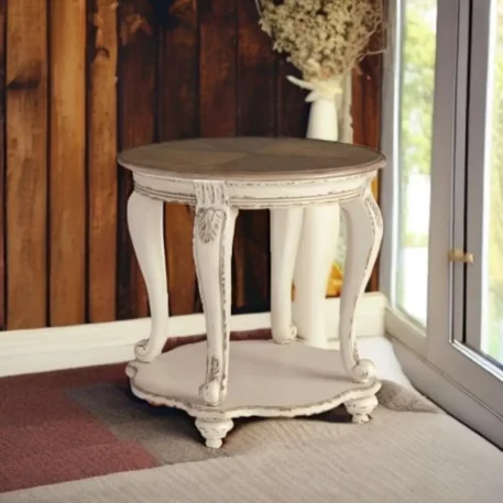 Accent Tables with Carved Legs - Image 6