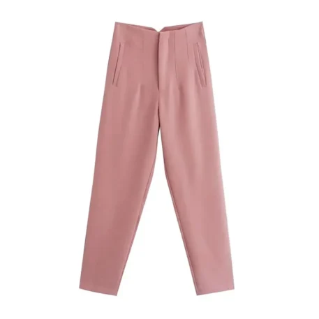 TRAF Casual Basic Solid Pants - Image 10