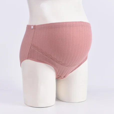 Soft Cotton Maternity Panties High Waist Adjustable Seamless - Image 5