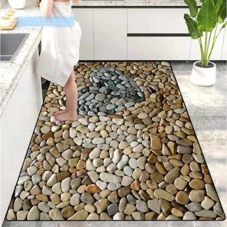 Creative Pebble Door Mat Absorbent with a Non slip back - Image 8