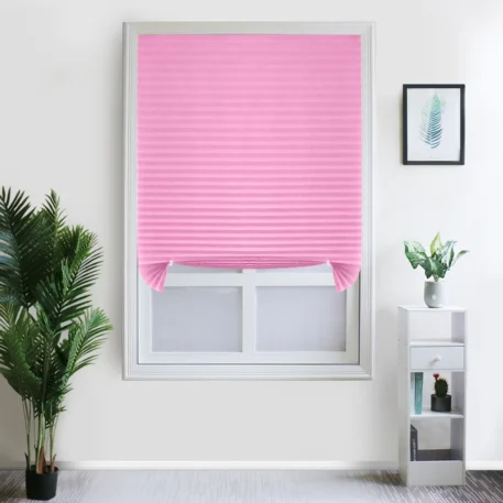 Window Self Adhesive Pleated Blinds Cordless - Image 15