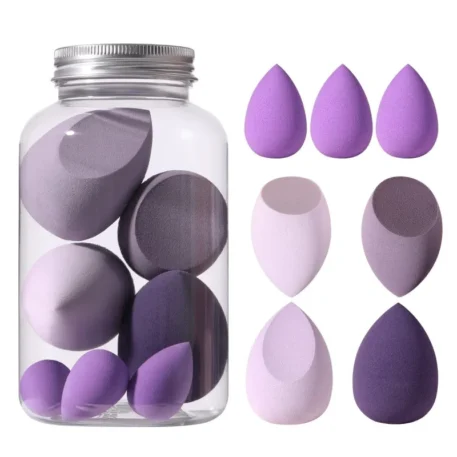 Makeup Sponge Set  Contains 4 Large And 3 Small Makeup Eggs - Image 8