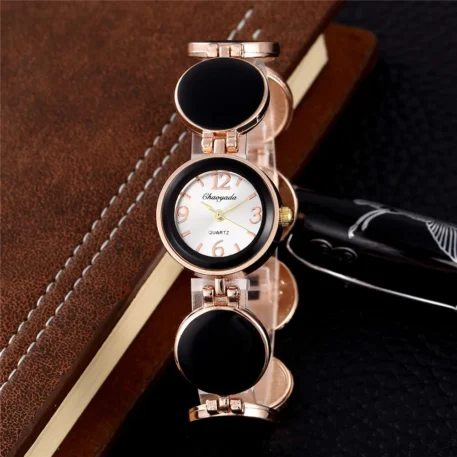 Ladies Gold or Silver Small Dial Quartz Wristwatch - Image 7