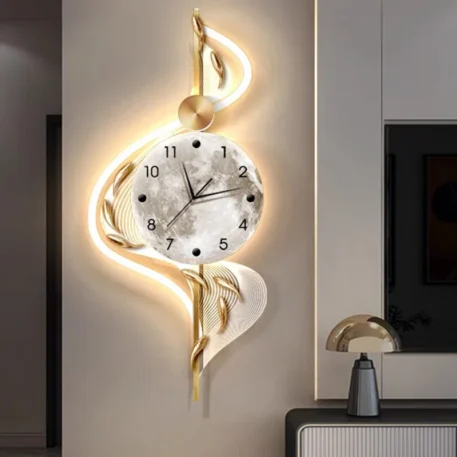 Luxury Metal Wall Art Clocks