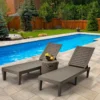 Adjustable Outdoor Chaise Lounge Chair