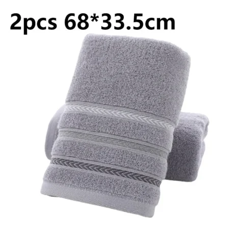 2pcs Face Towel Absorbent Pure Hand Face Cleaning Hair Shower Microfiber Towels Bathroom Home Hotel for Adults - Image 7