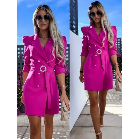 Fashionable Women's New Suit Jacket Dress - Image 4