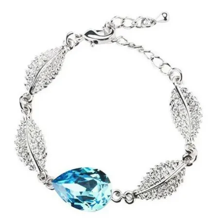 Lovely Austrian Crystal Link Chain bracelet - Image 13