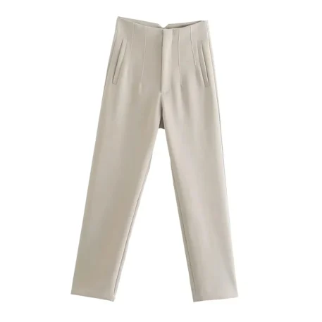 TRAF Casual Basic Solid Pants - Image 11