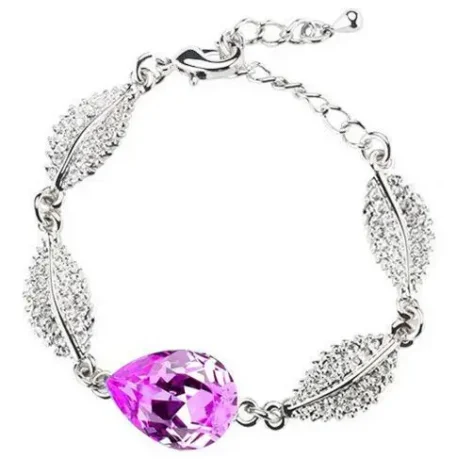 Lovely Austrian Crystal Link Chain bracelet - Image 8