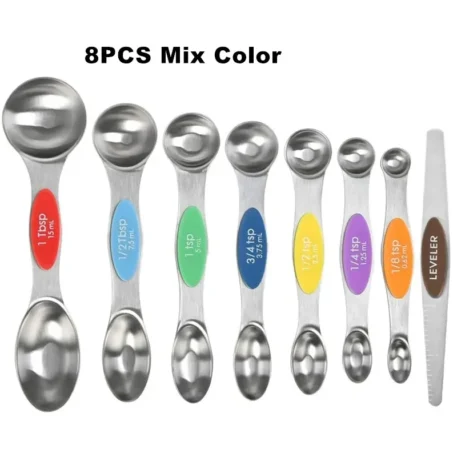 8 Pieces Magnetic Measuring Spoons - Image 7