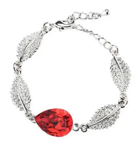 Lovely Austrian Crystal Link Chain bracelet - Image 10