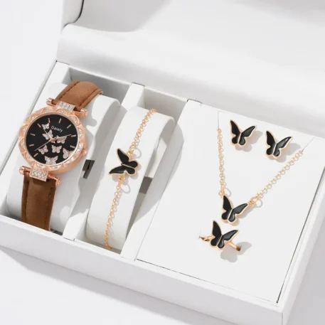 6/1pcs Set Women Watch, Ring, Necklace Earrings and Bracelet - Image 8