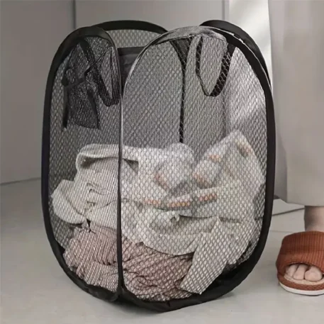 Mesh Pop-up Laundry Basket - Image 8