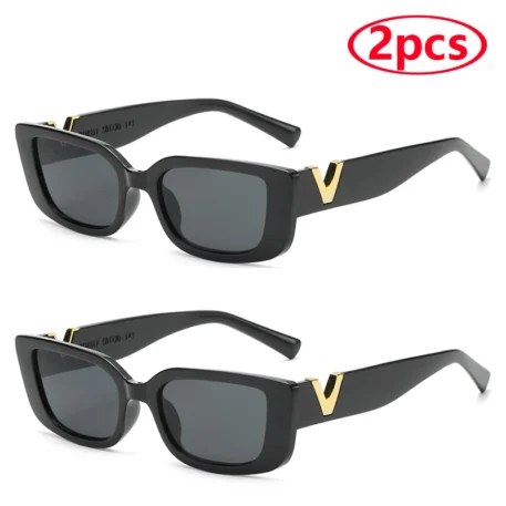 Fashion Rectangle Sunglasses - Image 12