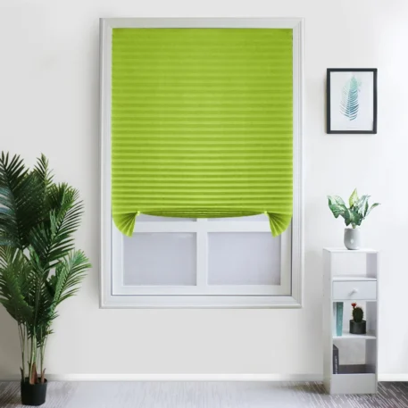 Window Self Adhesive Pleated Blinds Cordless - Image 13