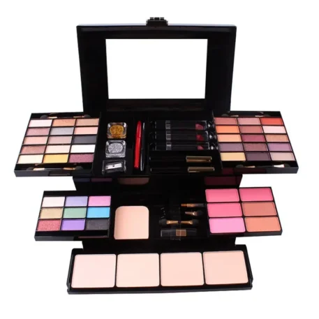 MISS ROSE Makeup Set Professional Eyeshadow Lip Gloss Stick Foundation Blush Powder - Image 7