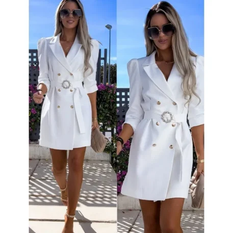 Fashionable Women's New Suit Jacket Dress - Image 5