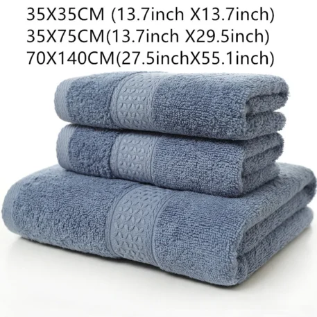 Large Cotton Super Absorbent Thick Bath Towel - Image 2