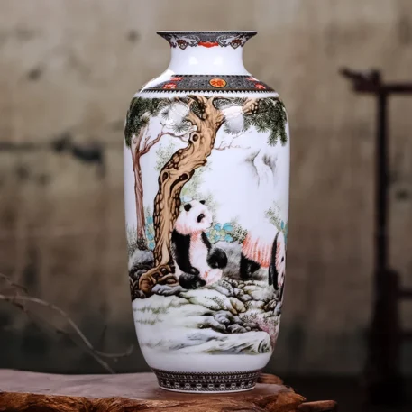 Jingdezhen Ceramic Vase -  Vintage Chinese - Image 8