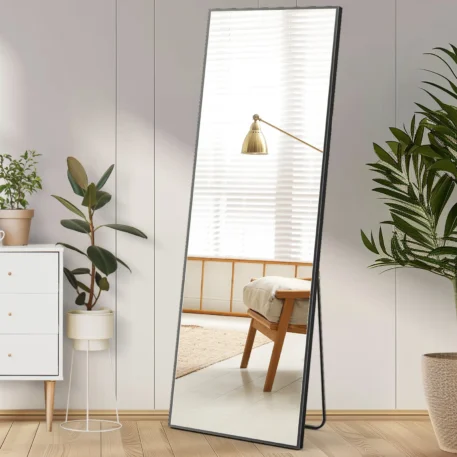 Full Body Wall Mirror 59"x16" Standing or  Hanging - Image 3