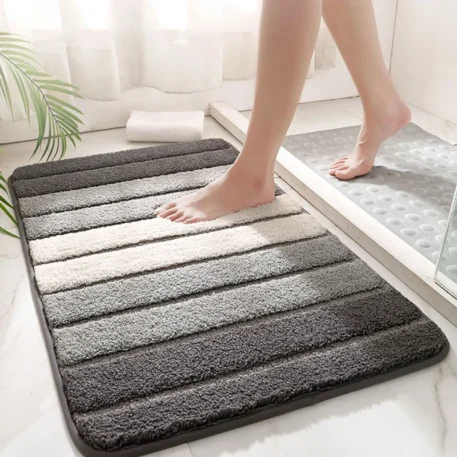 Thick Non-slip Bathroom Rug Large Capacity Super Absorbent Quick-drying - Image 3