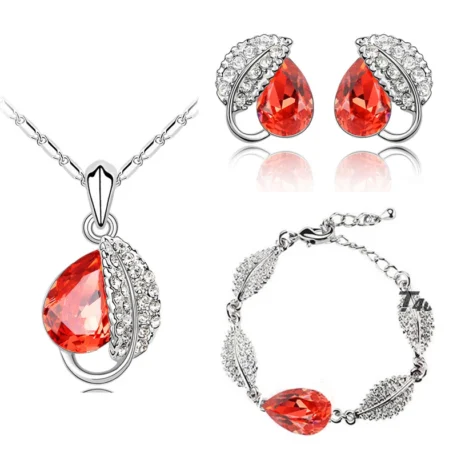 Crystal Water Necklace, Earrings and Bracelet Set - Image 12