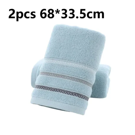 2pcs Face Towel Absorbent Pure Hand Face Cleaning Hair Shower Microfiber Towels Bathroom Home Hotel for Adults - Image 8