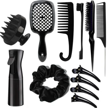 12 pcs hairstyle Brush and Comb set - Image 5