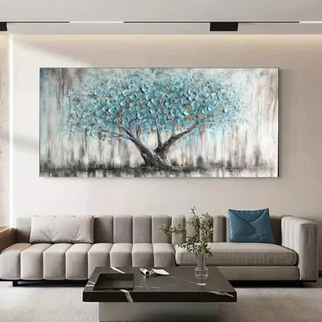 Nordic Style Abstract Tree of Life Canvas - Image 3