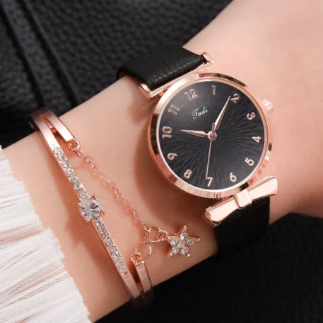 Women Bracelet Set  and a Quartz Watch - Image 21