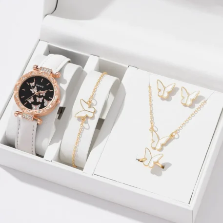 6/1pcs Set Women Watch, Ring, Necklace Earrings and Bracelet - Image 15