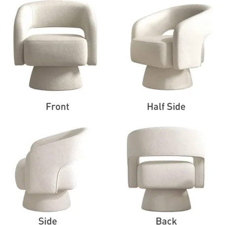 Home Swivel Barrel Chairs, 360 Degree Swivel - Image 3