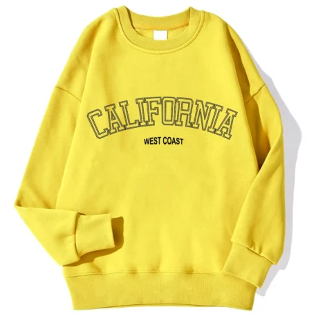 Ladies Sweatshirt California West Coast Print - Image 13