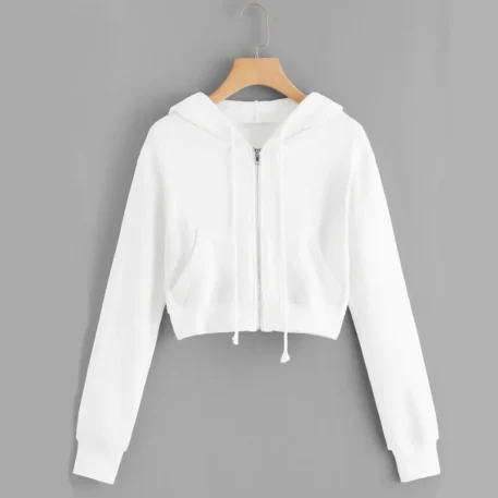 Streetwear  Hoodie with Zipper and Pockets - Image 2