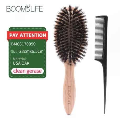 Boar Bristle Hair Brush - Image 7