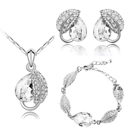 Crystal Water Necklace, Earrings and Bracelet Set - Image 10