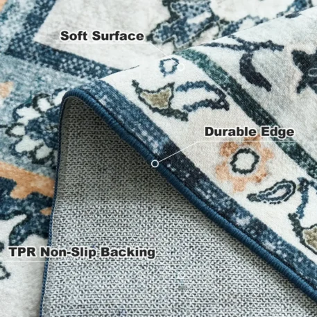 Washable Rug with Non-Slip Backing - Image 2