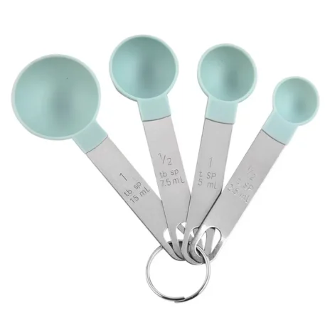 4PCS or 8PCS Plastic measuring Cup and Spoon Set Stainless Steel - Image 9