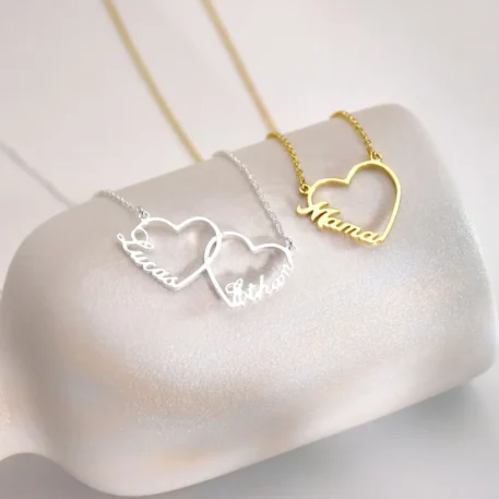 Customized Heart Necklace - Image 5