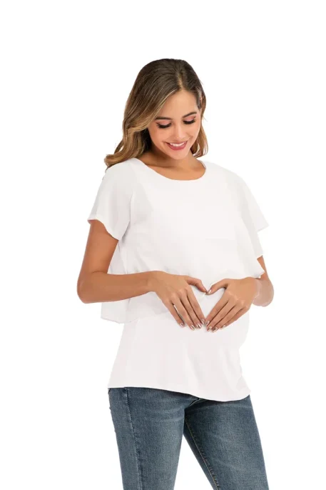 New Summer Maternity Nursing T-Shirts - Image 4