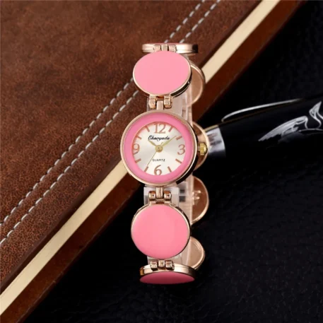 Ladies Gold or Silver Small Dial Quartz Wristwatch - Image 8