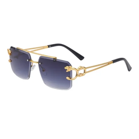 Fashion Leopard Rimless Sunglasses - Image 17