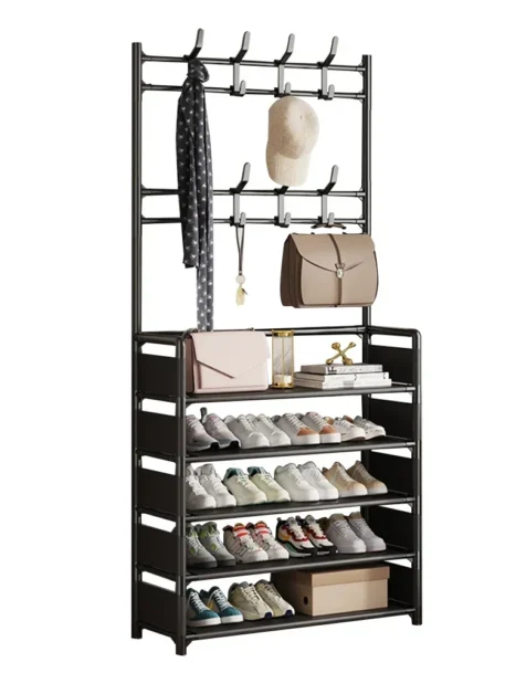 Clothing or Hat Hangers with a Shoe Rack - Image 5