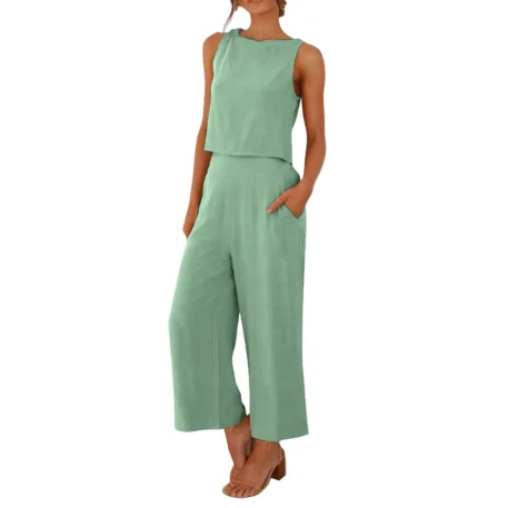 Summer Casual Linen 2 Piece Set - Image 9